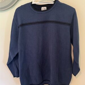 Geoffrey Beene Men's Navy Crewneck Sweater
